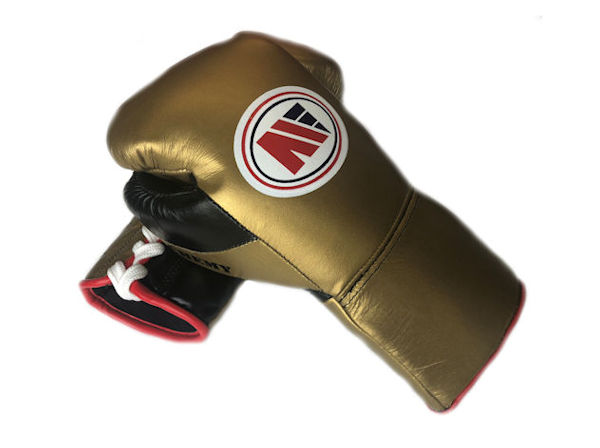 Main Event PFG 3000 Alchemy Pro Fight Boxing Gloves Lace Gold